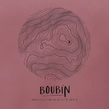 Boubín - vrstevnice v kruhu
