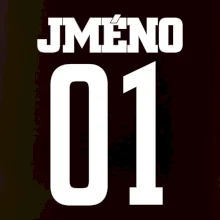 Florbalový dres - vlastné meno a číslo