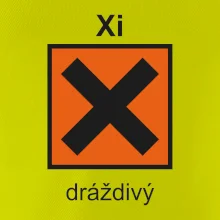 Xi Dráždivý - Výstražná tabuľka na tričku