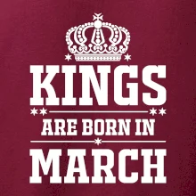 Kings are born in March