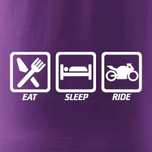 Eat sleep ride - cesta
