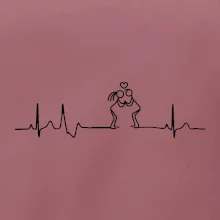 EKG zamilovaný pár