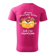 Ak mám otvorenú knihu, tak vás nepočujem Ak mám otvorenú knihu, tak vás nepočujem