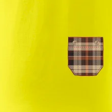 Flanelové triko hnědé