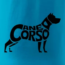 Cane corso nápis v tele