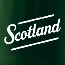 Scotland Vintage nápis Scotland Vintage nápis