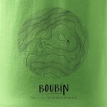 Boubín - vrstevnice v kruhu