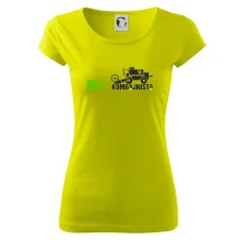 Kombajnista zelená a žltá