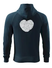 Odtlačok prsta srdce