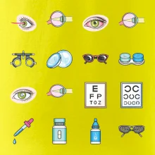 Očný lekár ikony