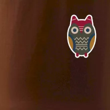 Folklór na prsníku sova