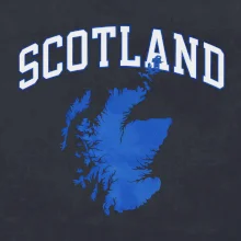 Scotland nápis s mapou