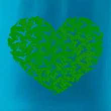 Vianočné jelene v srdci