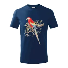 Papagáj  na listnatom strome