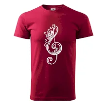 Husľový kľúč kvety