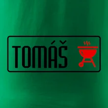 Tričko na grilovanie s vlastným menom