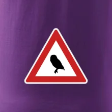 Dopravná značka - Pozor sova