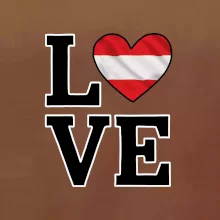Love Rakúska vlajka