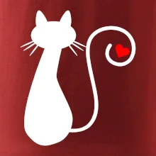 Zamilovaná mačka chvostík