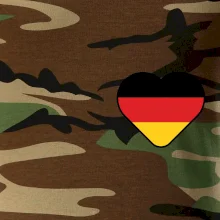 Germany love prso - Nemecká vlajka