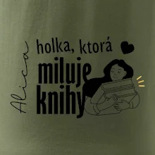 Čiernobiela holka, ktorá miluje knihy - holka - Vaše meno