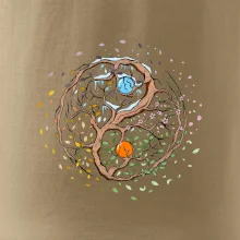 Yin & Yang strom - zima, leto