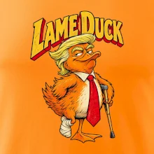 Trump jako kulhající kachna retro komiks