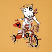 Bull terier anjel (Pecka design)