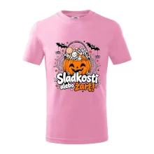 Sladkosť alebo žart tekvicový košík