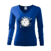 Florbal lopta v triku Florbal lopta v triku