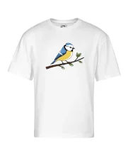 Sýkorka modrinka na vetve