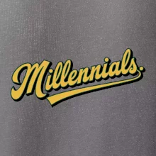 Generace Y - Millennials žlutý nápis