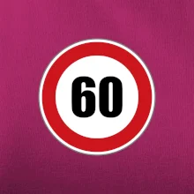 Dopravná značka - obmedzenie rýchlosti 60