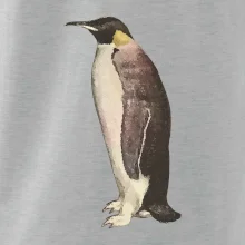 Tučniak kreslený vodovými farbami