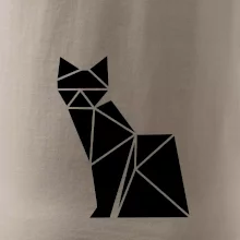 Origami mačka z boku