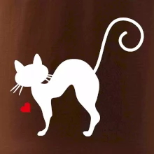 Zamilovaná mačka prehnutá