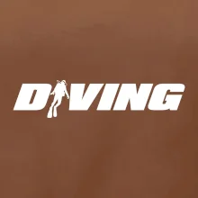 Diving nápis potápač