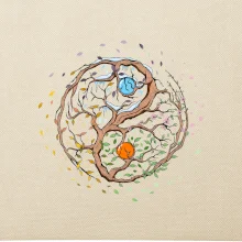 Yin & Yang strom - zima, leto Yin & Yang strom - zima, leto