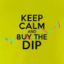 Zelenočervený graf Keep Calm and Buy the Dip Zelenočervený graf Keep Calm and Buy the Dip