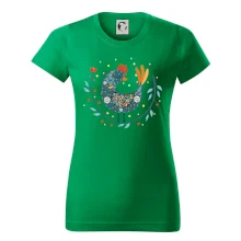 Folklór - sliepky s margarétkami