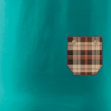 Flanelové triko hnědé