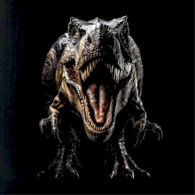 Tyrannosaurus Rex čierna fotka Tyrannosaurus Rex čierna fotka