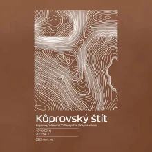 Kôprovský štít - vrstevnice v obdĺžniku