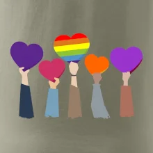 LGBT ruky srdce