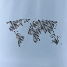 Mapa sveta odtlačok