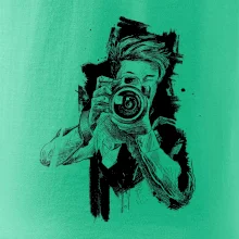 Fotograf kreslený ceruzkou