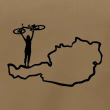 Cyklistka - Mapa Rakúska