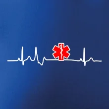 EKG rescue červená hviezda