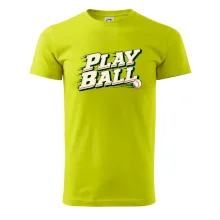 Play ball retro sportovní nápis