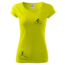 Mapa ČR + kolo na prsu